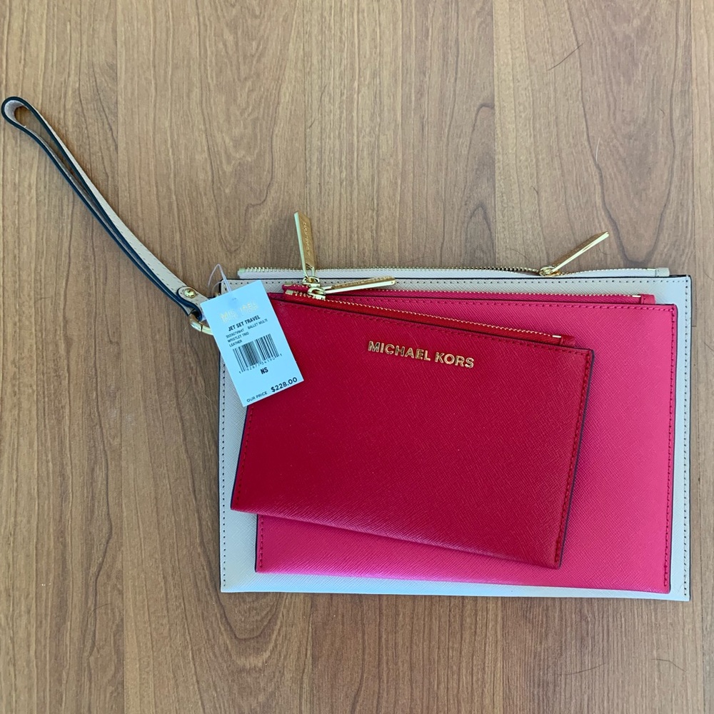 NWT! Michael Kors Jet Set Trio